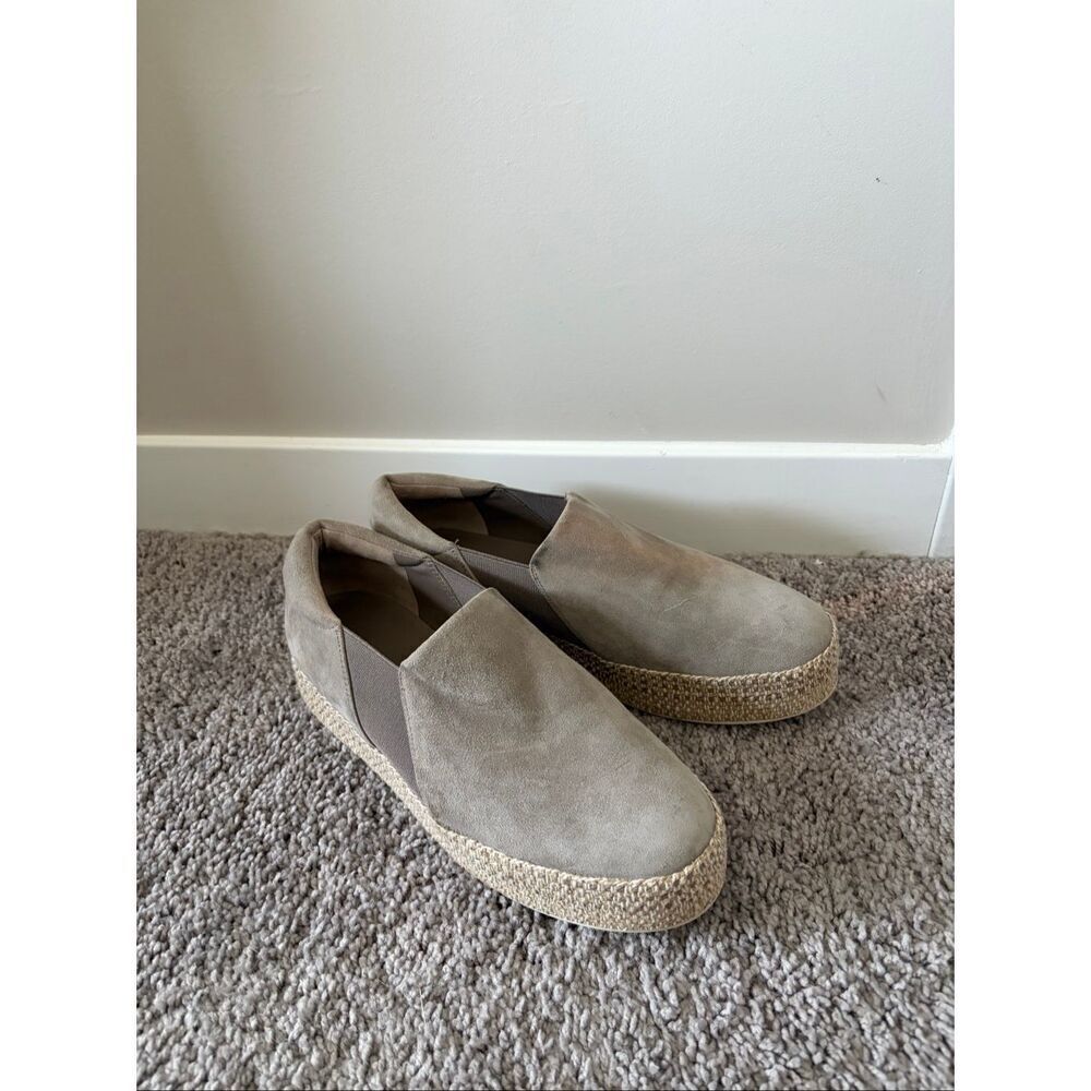 Vince Women’s Wilden Suede Espadrille Platform Slip On Sneaker Size 7.5